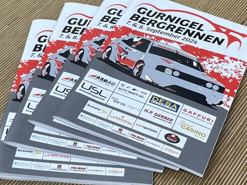 Rennprogramm Gurnigel Bergrennen
